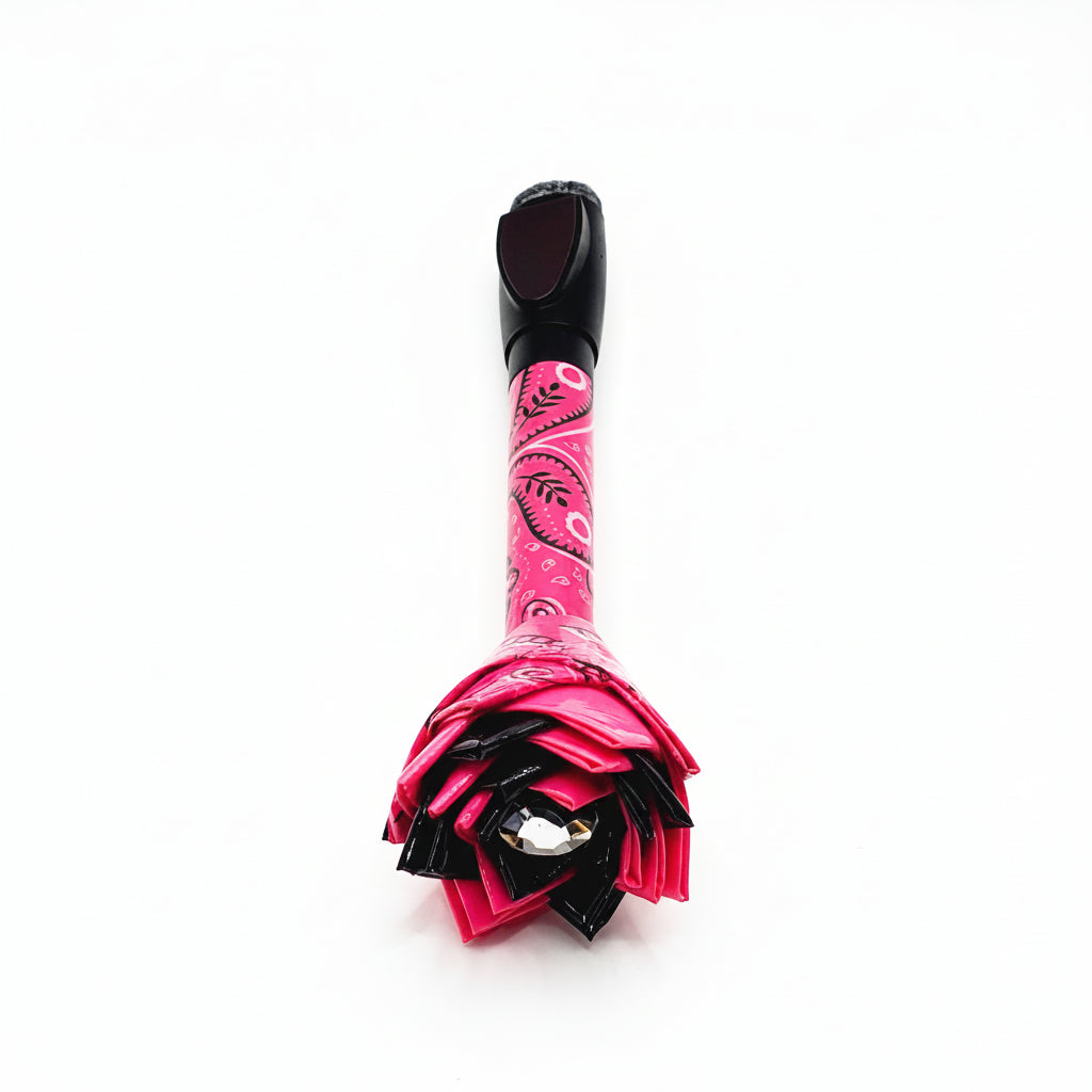 Pink & Black Bandanna Magnetic Dry Erase Marker
