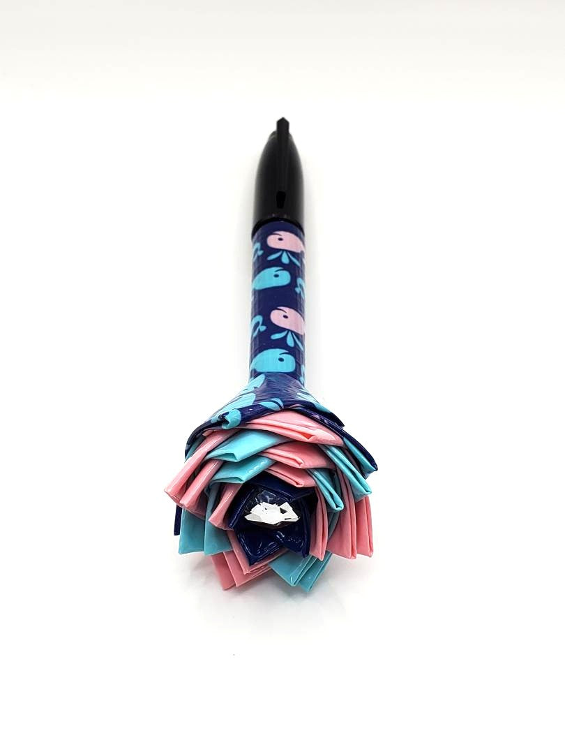 Single Duct Tape Flower Permanent Markers