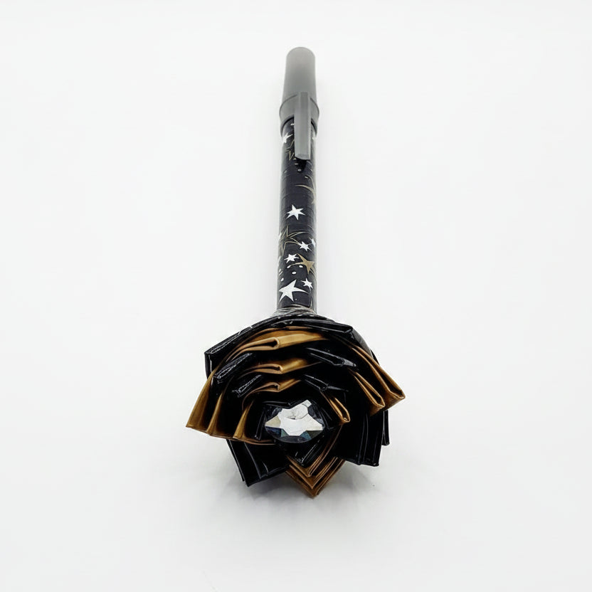 Metallic Gold Stars Duct Tape Flower Pen (Copy)
