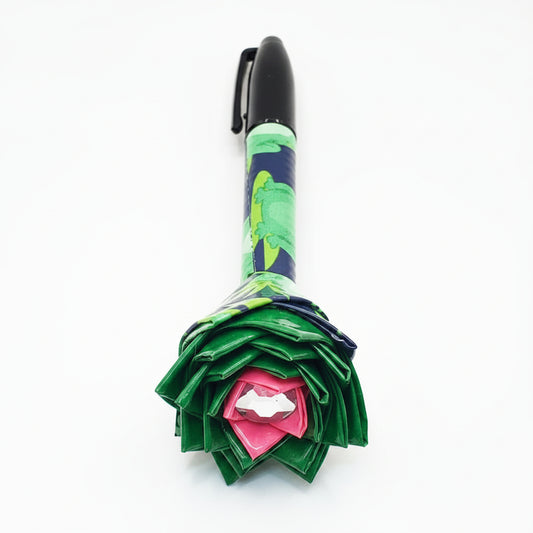 Frog Print Duct Tape Flower Permanent Marker w/Black Ink