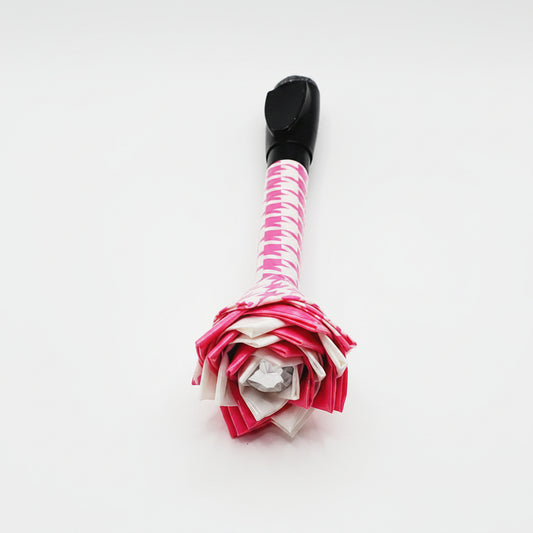 Pink & White Houndstooth Magnetic Dry Erase Marker