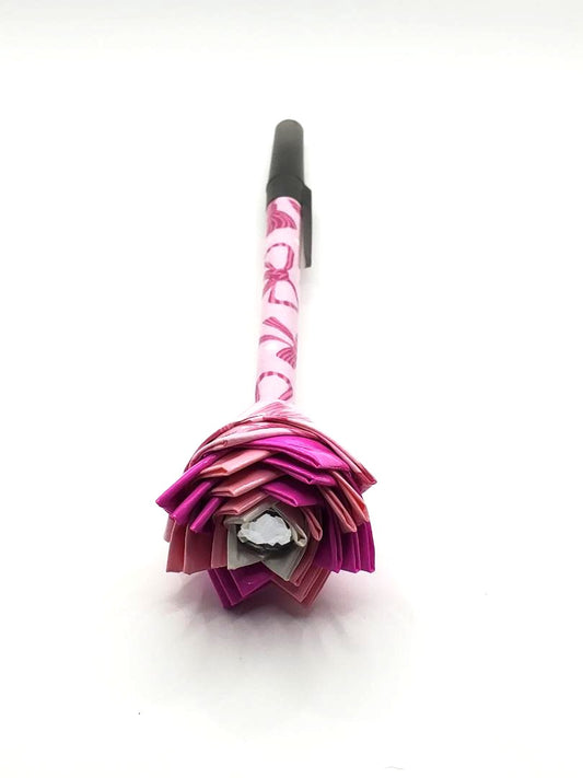 Single Duct Tape Flower Pens (Bic Pens) Medium Point