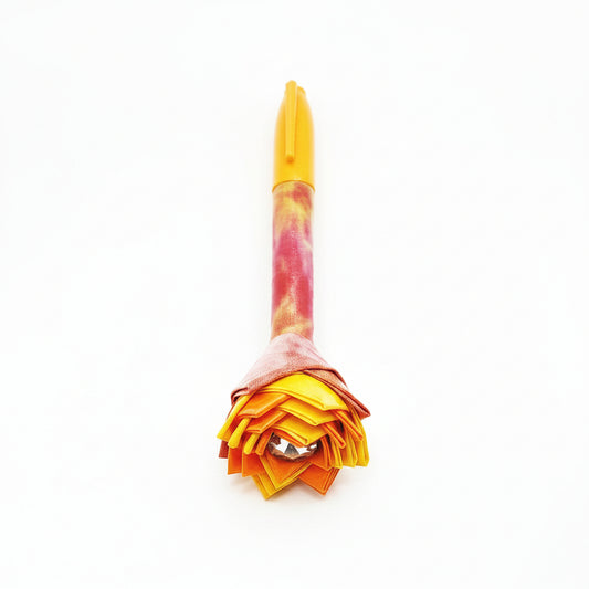 Tie-Dye Duct Tape Flower Permanent Marker w/Orange Ink