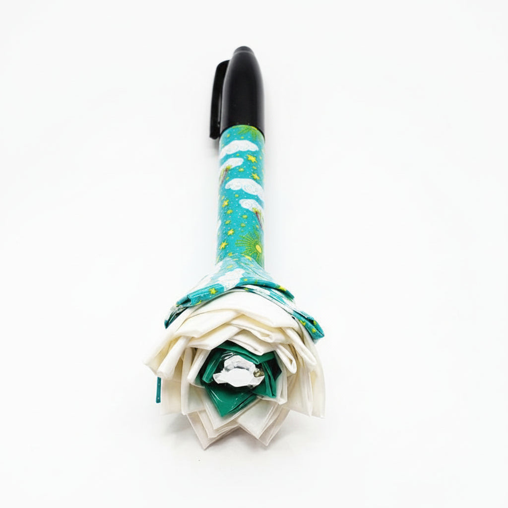 Sun Shower Duct Tape Flower Permanent Marker w/Black Ink