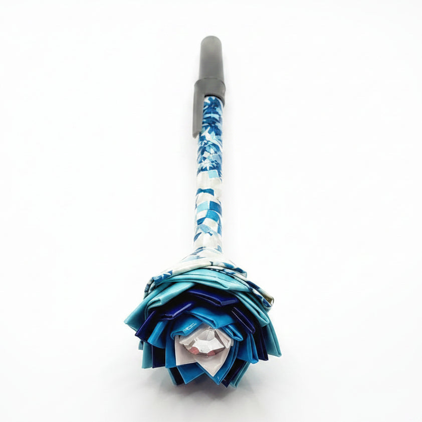 Kaleidoscope Duct Tape Flower Pen