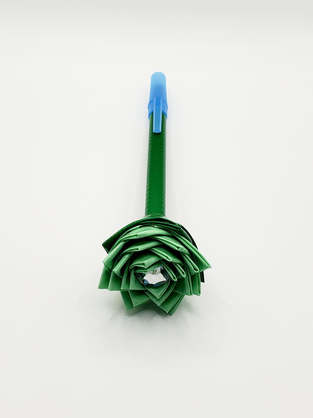 Single Duct Tape Flower Pens (Bic Pens) Medium Point