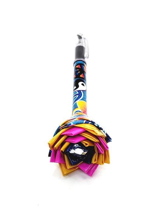 RSVP Duct Tape Flower, Fine Pont Pens Black Ink