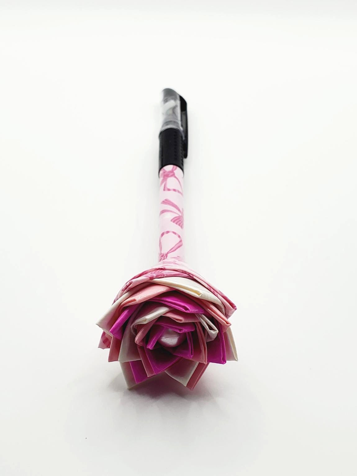 Duct Tape Flower, Jot Gel Pens 7mm Medium Point