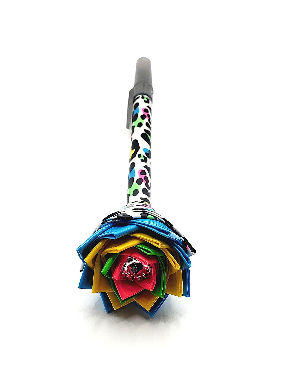 Single Duct Tape Flower Pens (Bic Pens) Medium Point