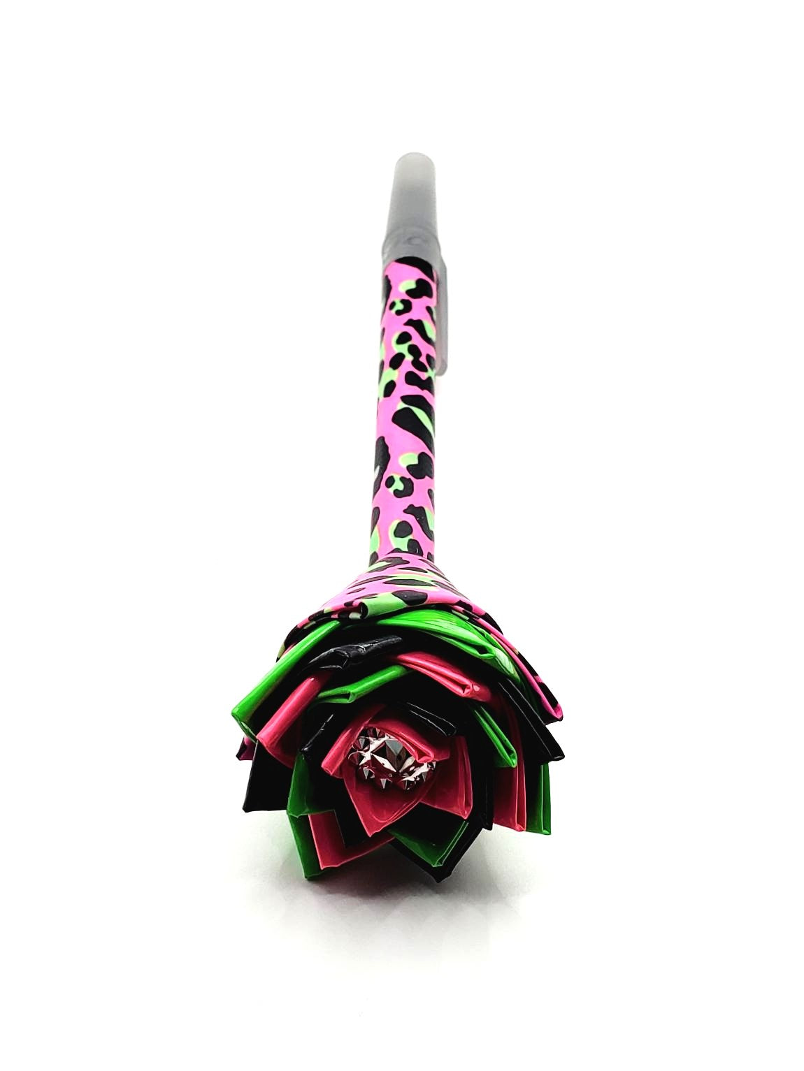 Single Duct Tape Flower Pens (Bic Pens) Medium Point