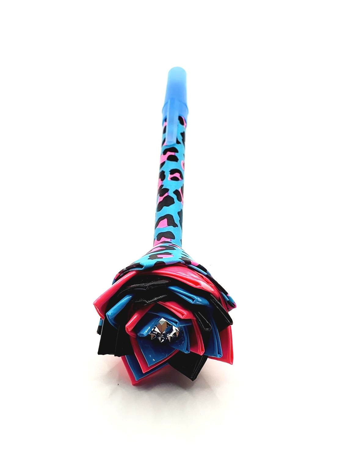 Single Duct Tape Flower Pens (Bic Pens) Medium Point