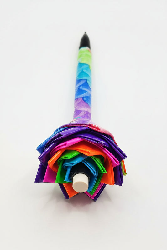 Duct Tape Flower Mechanical Pencil w/Multi-Color Clouds