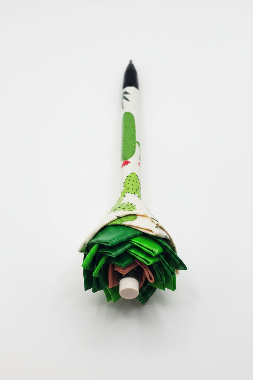 Duct Tape Flower Mechanical Pencil w/Cactus
