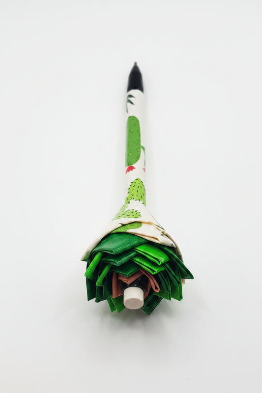 Duct Tape Flower Mechanical Pencil w/Cactus