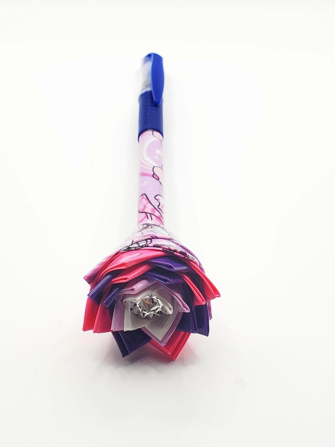 Duct Tape Flower, Jot Gel Pens 7mm Medium Point