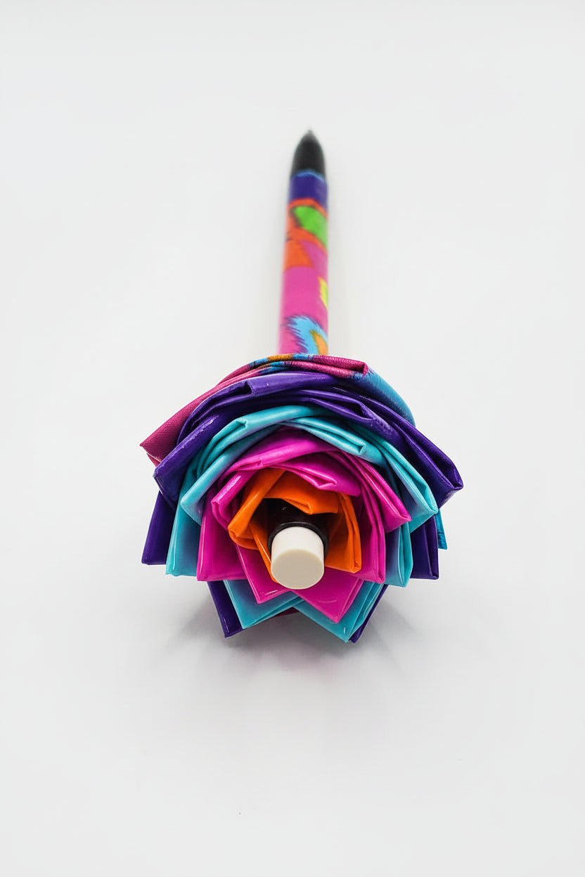 Duct Tape Flower Mechanical Pencil w/Multi-Color Print