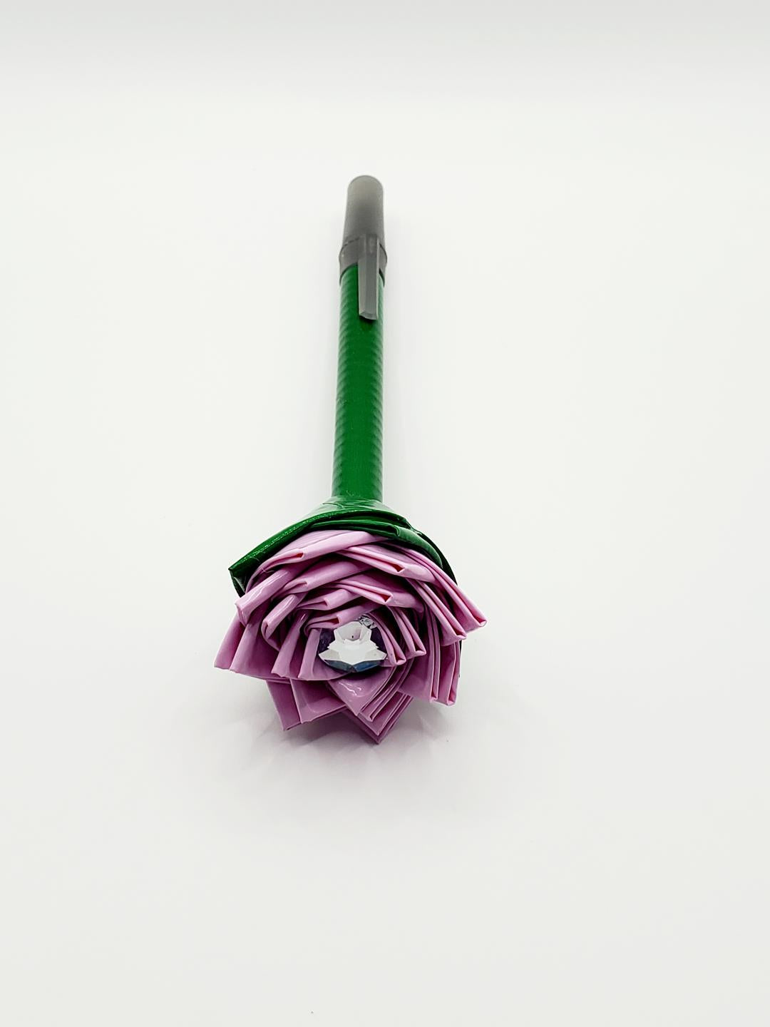 Single Duct Tape Flower Pens (Bic Pens) Medium Point